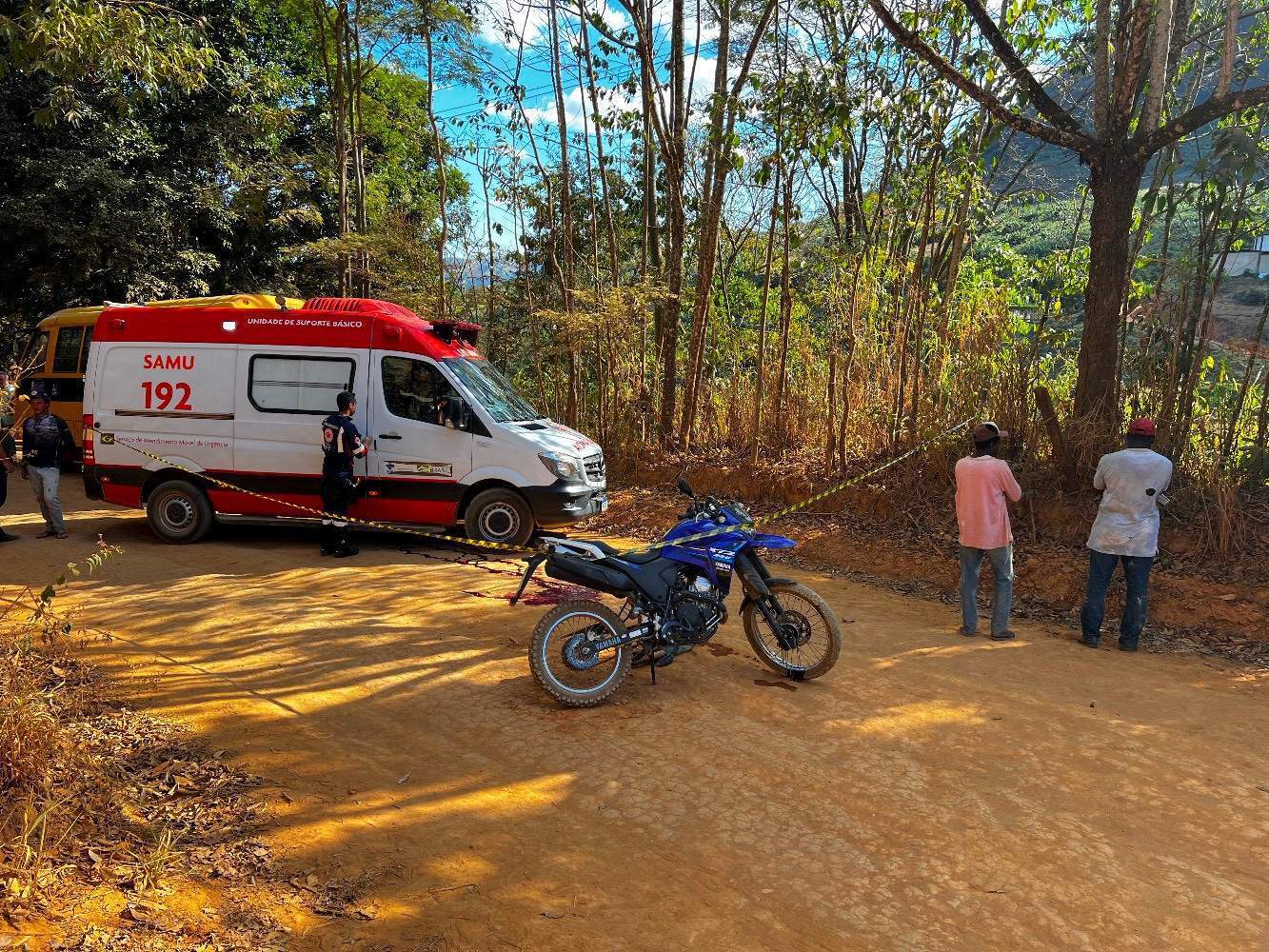 Acidente na rodovia estadual MG 108 na comunidade de São Roque