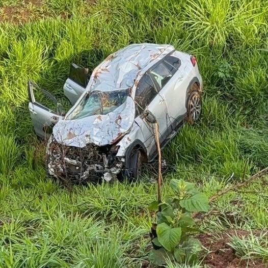 Colisão frontal deixa um morto e dois feridos na MG-111, em Caparaó